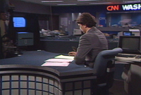 pictue of David at CNN DC bureau news desk